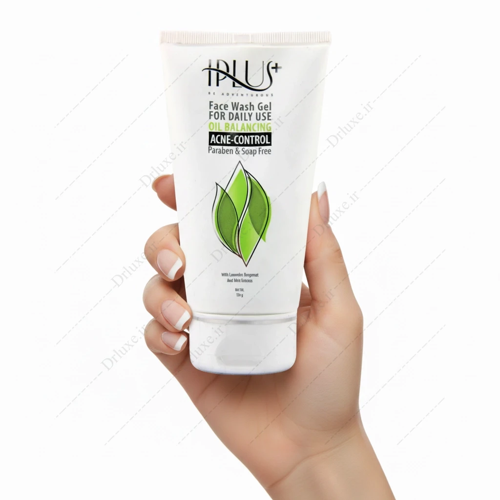 ژل شستشوی صورت پوست چرب و آکنه دار آی پلاس